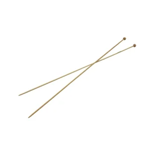 Aiguilles à tricoter 30 cm - Bambou