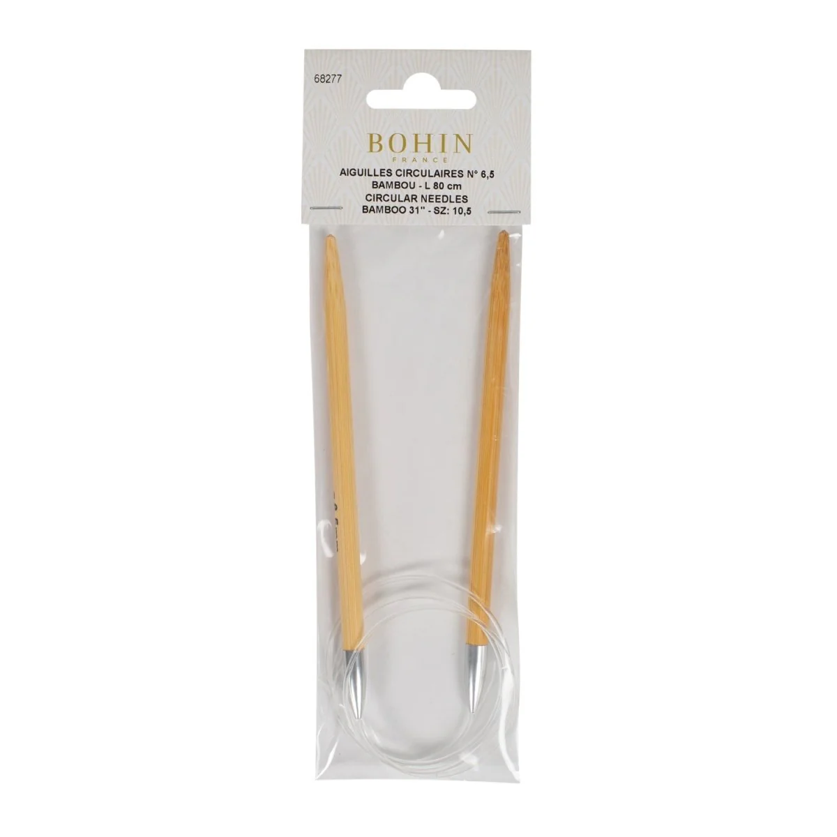 Aiguilles à tricoter circulaires 80 cm - Bambou – Image 9